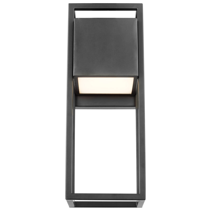 Nuvo Lighting 62-1654 LED Wall Lantern, Matte Black