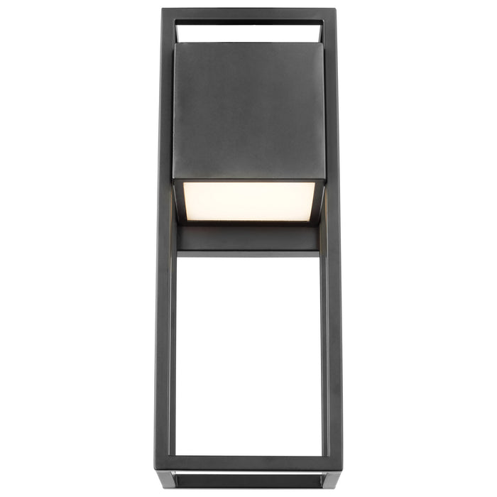 Nuvo Lighting 62-1654 LED Wall Lantern, Matte Black