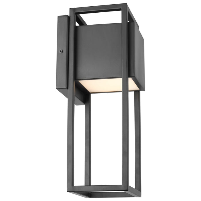 Nuvo Lighting 62-1654 LED Wall Lantern, Matte Black