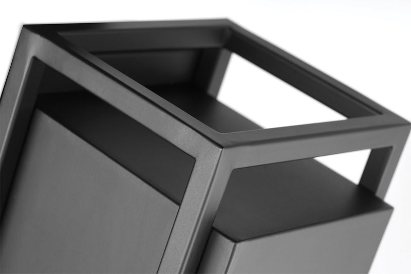 Nuvo Lighting 62-1654 LED Wall Lantern, Matte Black