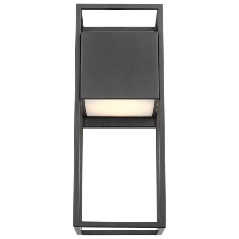 Nuvo Lighting 62-1655 LED Wall Lantern, Matte Black