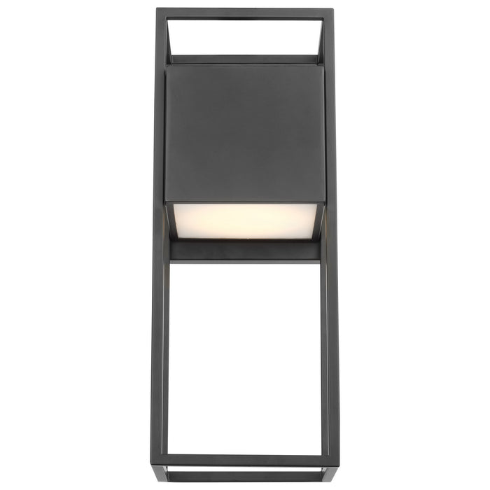 Nuvo Lighting 62-1655 LED Wall Lantern, Matte Black