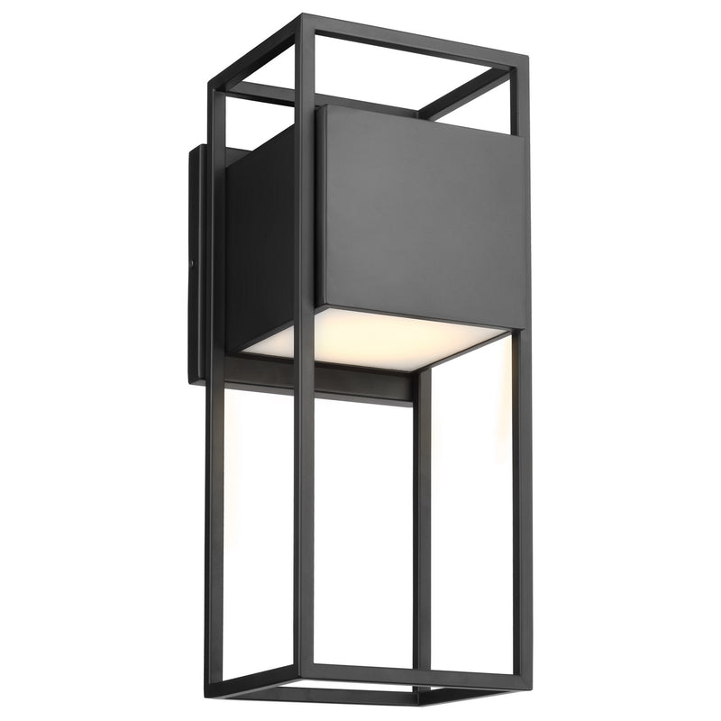 Nuvo Lighting 62-1655 LED Wall Lantern, Matte Black
