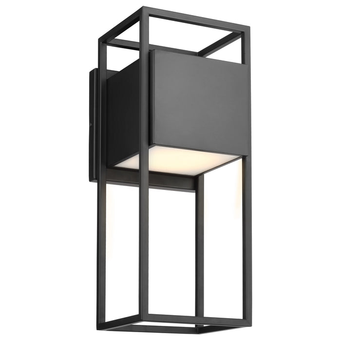 Nuvo Lighting 62-1655 LED Wall Lantern, Matte Black