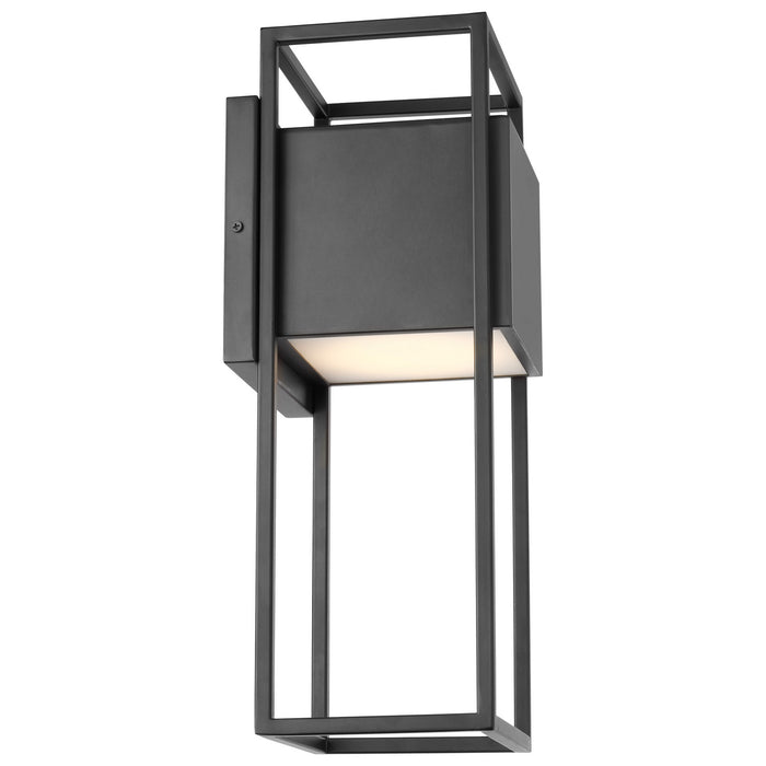 Nuvo Lighting 62-1655 LED Wall Lantern, Matte Black