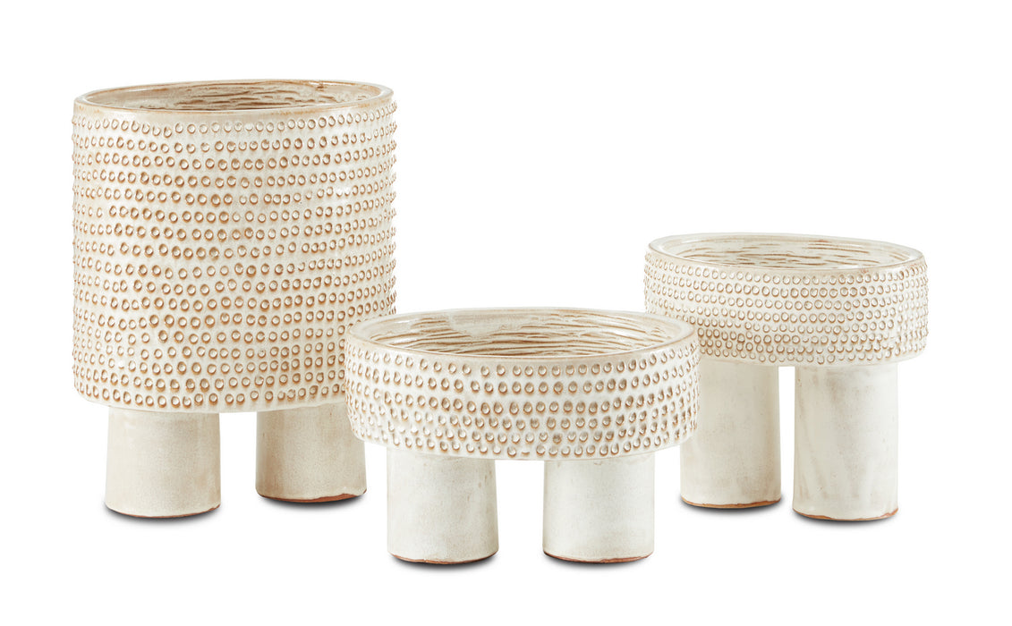 Currey and Company 1200-0483 Bowl, Ivory