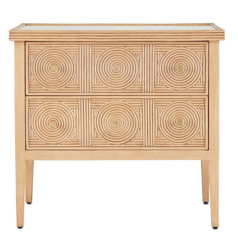 Currey and Company 3000-0204 Chest, Sea Sand