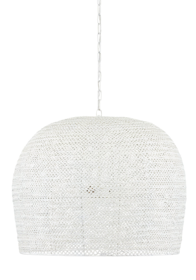 Currey and Company 9000-0869 Three Light Chandelier, White