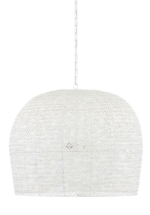 Currey and Company 9000-0869 Three Light Chandelier, White