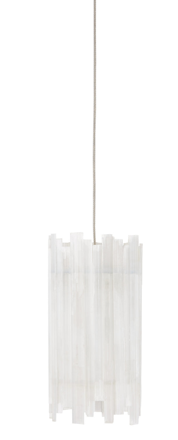 Currey and Company 9000-0881 One Light Pendant, Frosted White