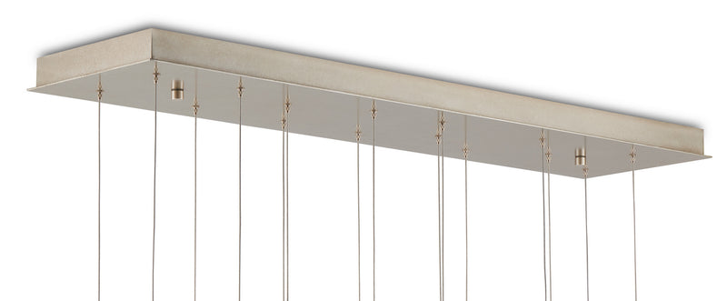 Currey and Company 9000-0885 15 Light Pendant, Frosted White