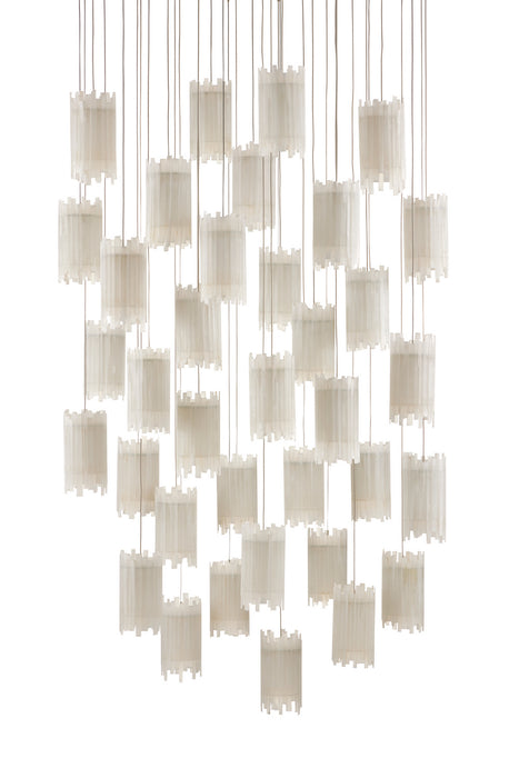 Currey and Company 9000-0887 36 Light Pendant, Frosted White