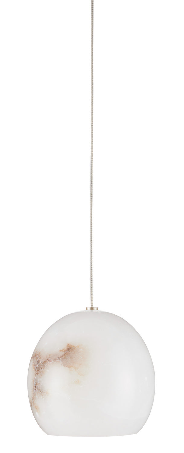 Currey and Company 9000-0895 One Light Pendant, White
