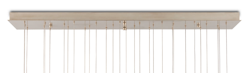 Currey and Company 9000-0900 30 Light Pendant, White