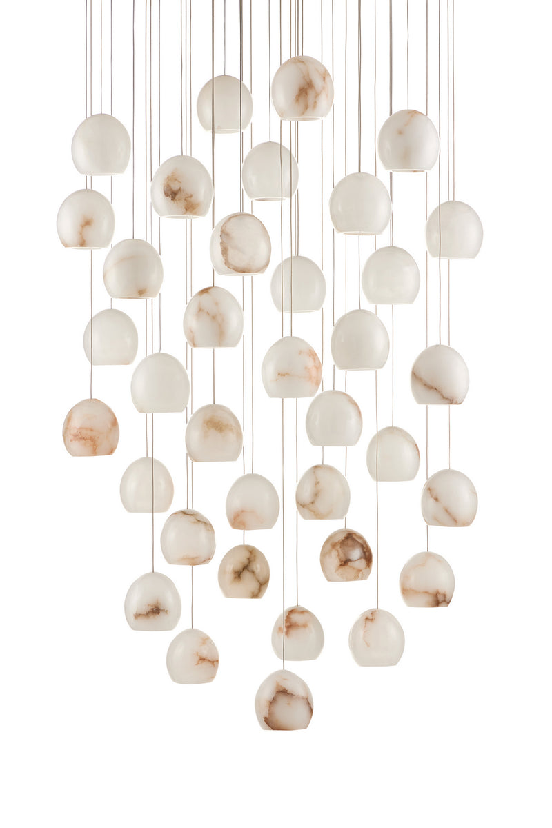 Currey and Company 9000-0901 36 Light Pendant, White