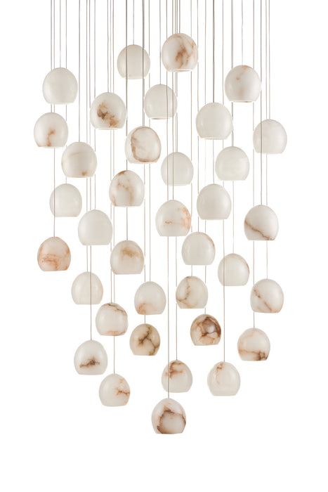 Currey and Company 9000-0901 36 Light Pendant, White