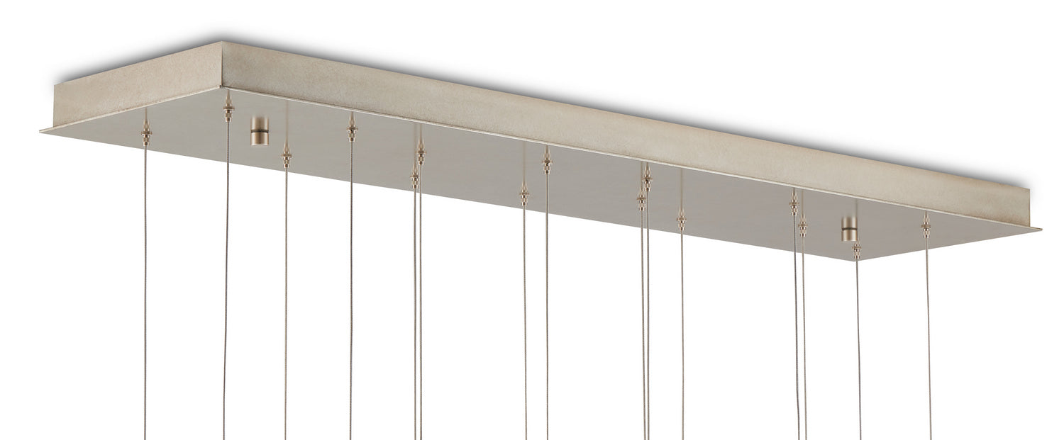Currey and Company 9000-0913 15 Light Pendant, Sugar White