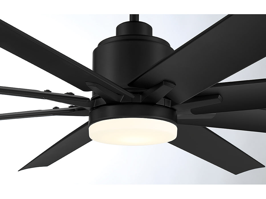 Meridian M2025MBK 72" Outdoor Ceiling Fan, Matte Black