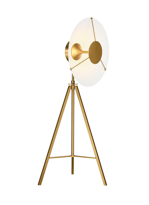 Visual Comfort Studio CT1151BBS LED Floor Lamp, Burnished Brass