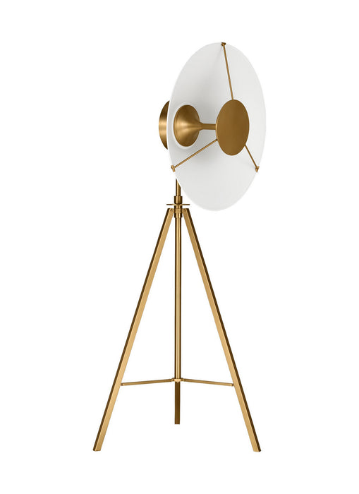 Visual Comfort Studio CT1151BBS LED Floor Lamp, Burnished Brass