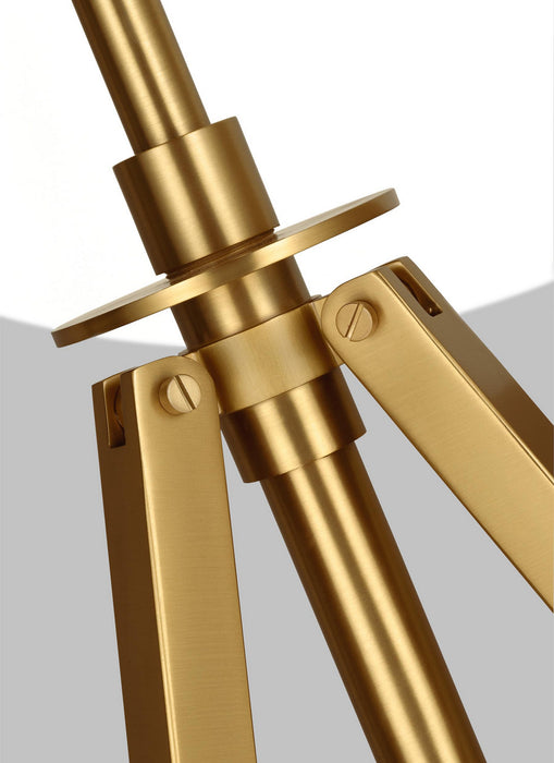 Visual Comfort Studio CT1151BBS LED Floor Lamp, Burnished Brass