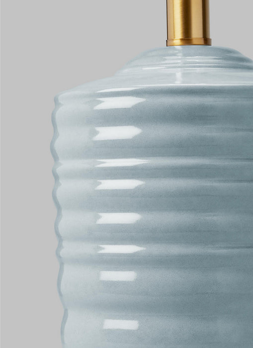 Visual Comfort Studio CT1201FRA1 One Light Table Lamp, Frosted Anglia