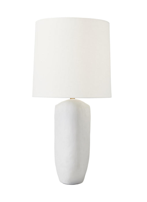 Visual Comfort Studio HT1031MWC1 One Light Table Lamp, Matte White Ceramic