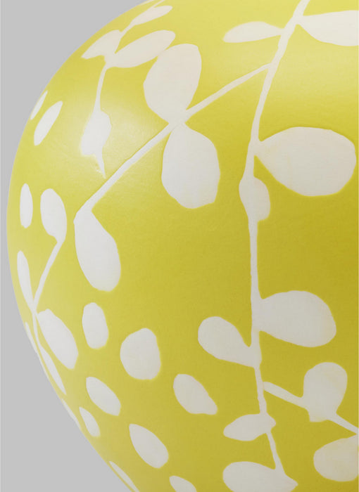 Visual Comfort Studio HT1011WLSMCT1 One Light Table Lamp, Semi Matte Citron