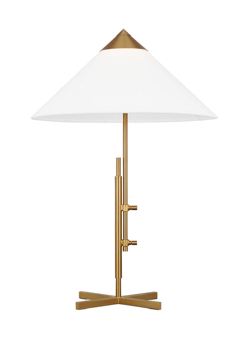 Visual Comfort Studio KT1281BBS1 One Light Table Lamp, Burnished Brass