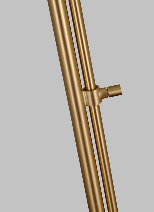 Visual Comfort Studio KT1291BBS1 One Light Floor Lamp, Burnished Brass