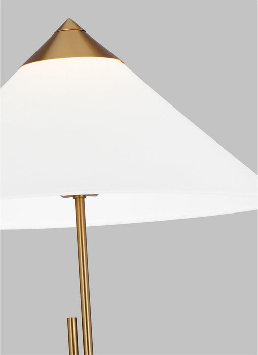 Visual Comfort Studio KT1291BBS1 One Light Floor Lamp, Burnished Brass