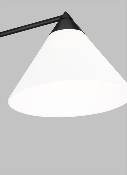 Visual Comfort Studio KT1301BNZ1 One Light Floor Lamp, Deep Bronze