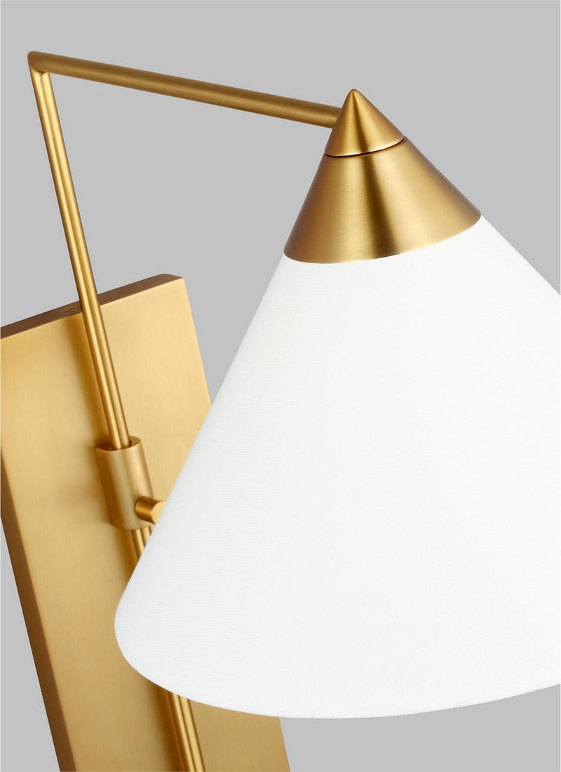 Visual Comfort Studio KWL1121BBS One Light Wall Sconce, Burnished Brass