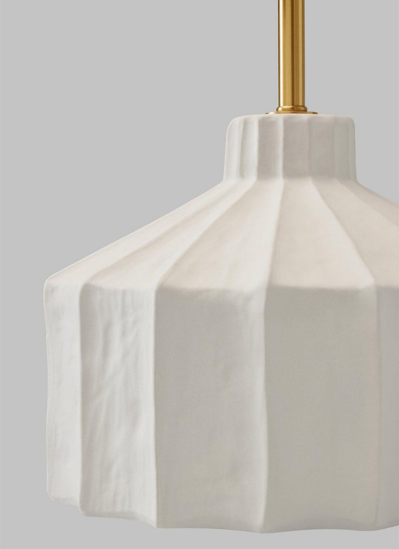 Visual Comfort Studio KT1321MC1 One Light Table Lamp, Matte Concrete
