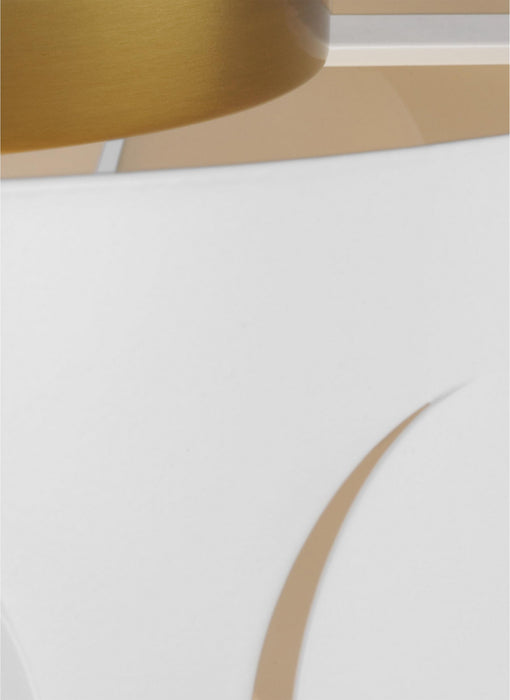 Visual Comfort Studio KSF1002BBS Two Light Flush Mount, Burnished Brass
