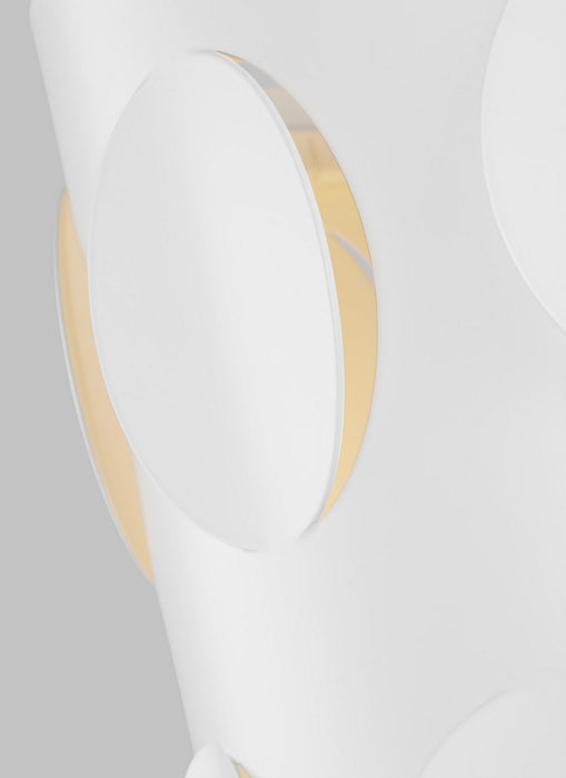 Visual Comfort Studio KSF1002MWT Two Light Flush Mount, Matte White