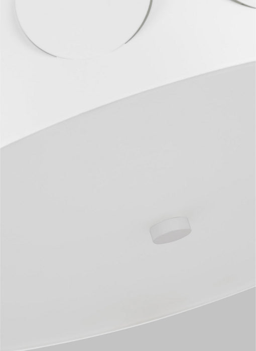 Visual Comfort Studio KSF1013MWT Three Light Flush Mount, Matte White