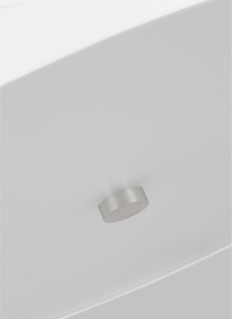 Visual Comfort Studio KSF1013PN Three Light Flush Mount, Polished Nickel