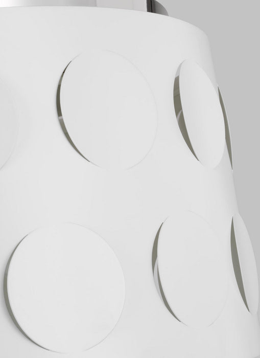 Visual Comfort Studio KSF1013PN Three Light Flush Mount, Polished Nickel