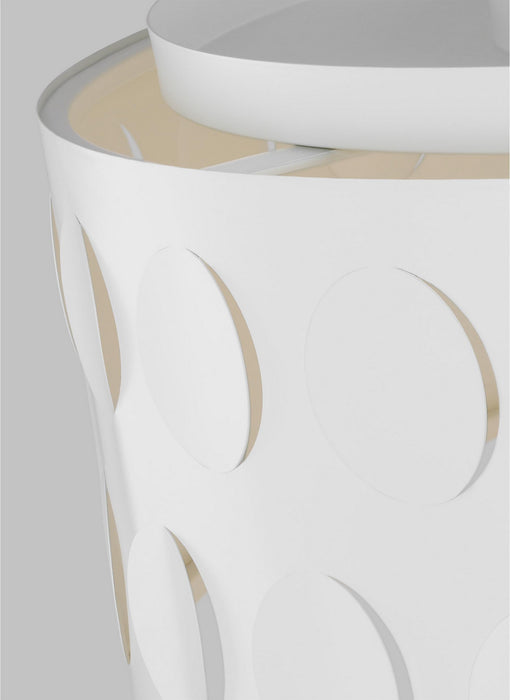 Visual Comfort Studio KSF1024MWT Four Light Flush Mount, Matte White