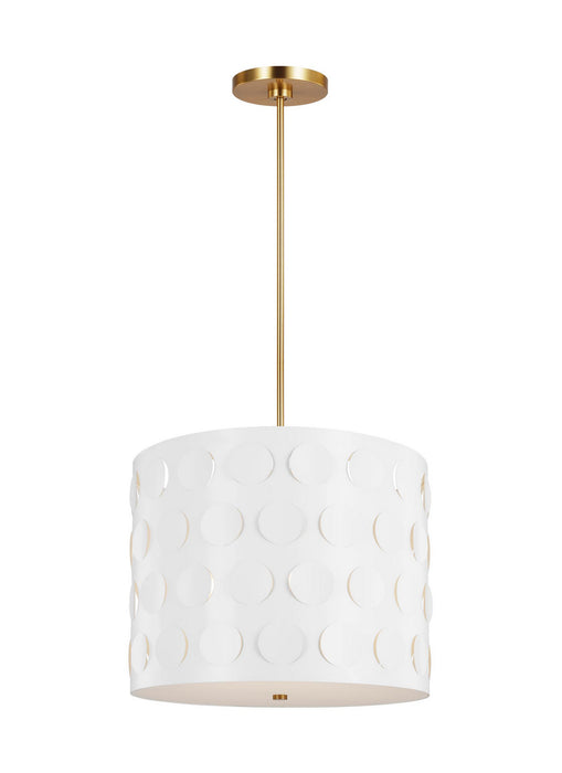Visual Comfort Studio KSP1003BBS Three Light Pendant, Burnished Brass