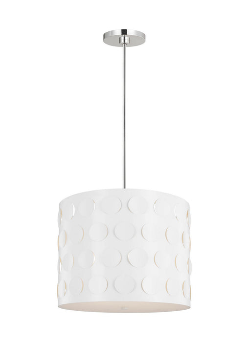 Visual Comfort Studio KSP1003PN Three Light Pendant, Polished Nickel