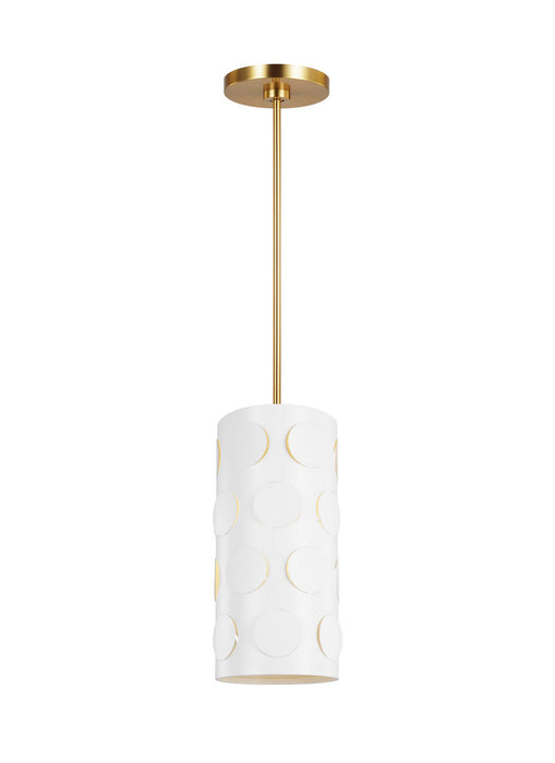Visual Comfort Studio KSP1011BBS One Light Pendant, Burnished Brass