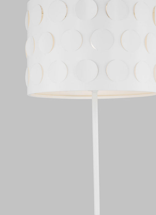 Visual Comfort Studio KST1011MWT1 One Light Floor Lamp, Matte White