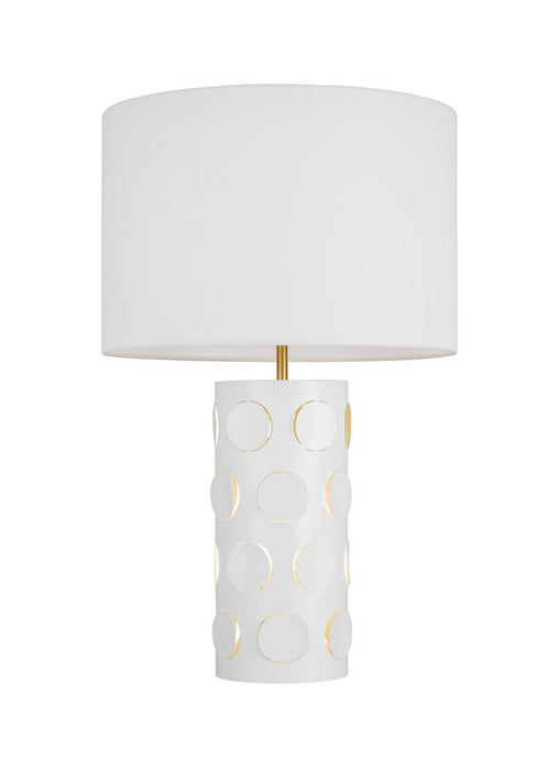 Visual Comfort Studio KST1022BBS1 Two Light Table Lamp, Burnished Brass