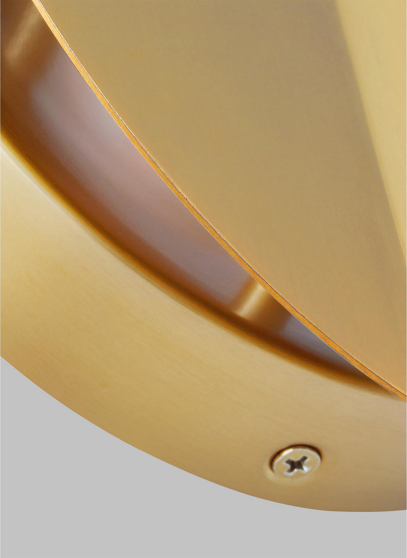 Visual Comfort Studio KSW1001BBS LED Wall Sconce, Burnished Brass