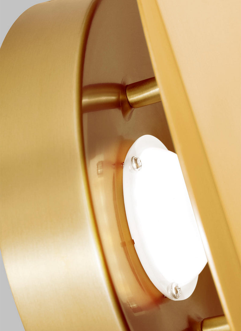 Visual Comfort Studio KSW1001BBS LED Wall Sconce, Burnished Brass