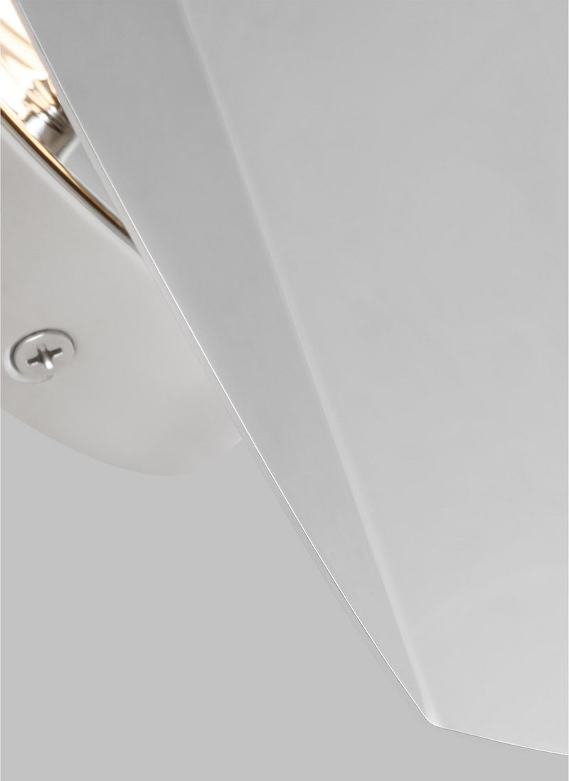 Visual Comfort Studio KSW1011PN LED Wall Sconce, Polished Nickel