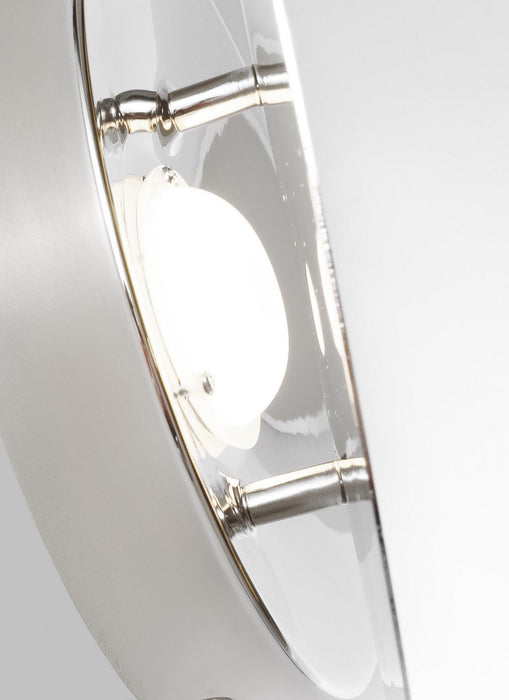 Visual Comfort Studio KSW1011PN LED Wall Sconce, Polished Nickel