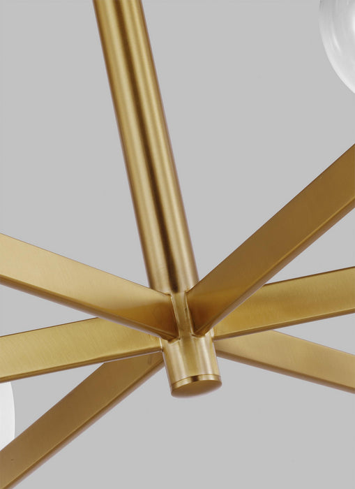 Visual Comfort Studio KSC10018BBSCG 18 Light Chandelier, Burnished Brass with Clear Glass